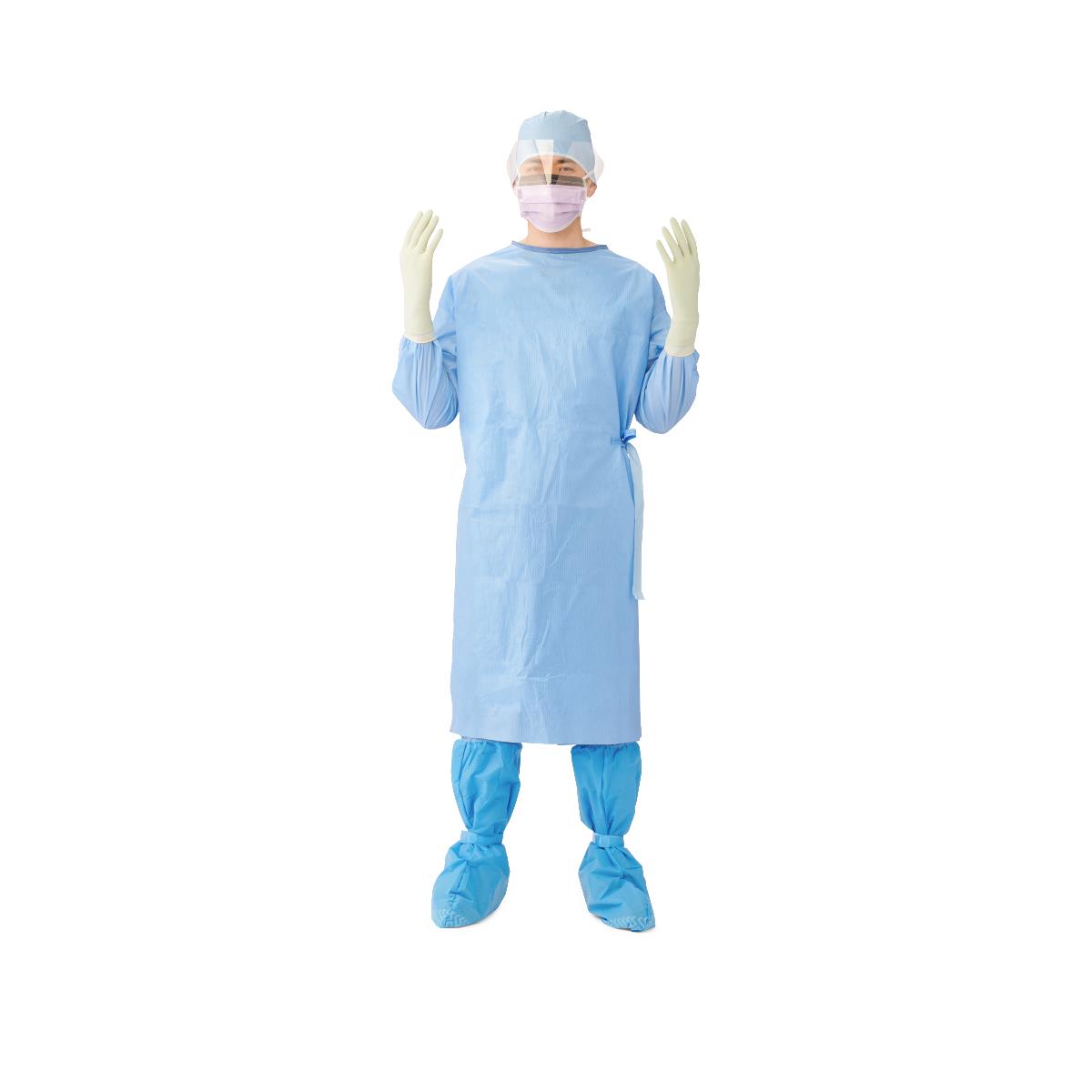 Medline Sterile Poly-Reinforced Breathable Film Sleeve Sirus Gowns