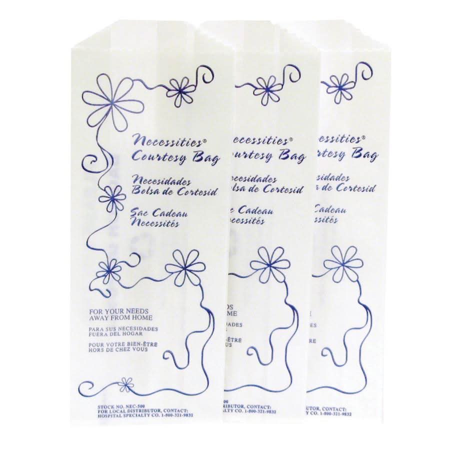 Medline Rubbermaid Waxed Waste Bags for Feminine Hygiene Receptacles