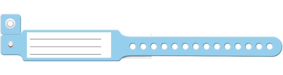 Medline Wristbands with Insert Tab