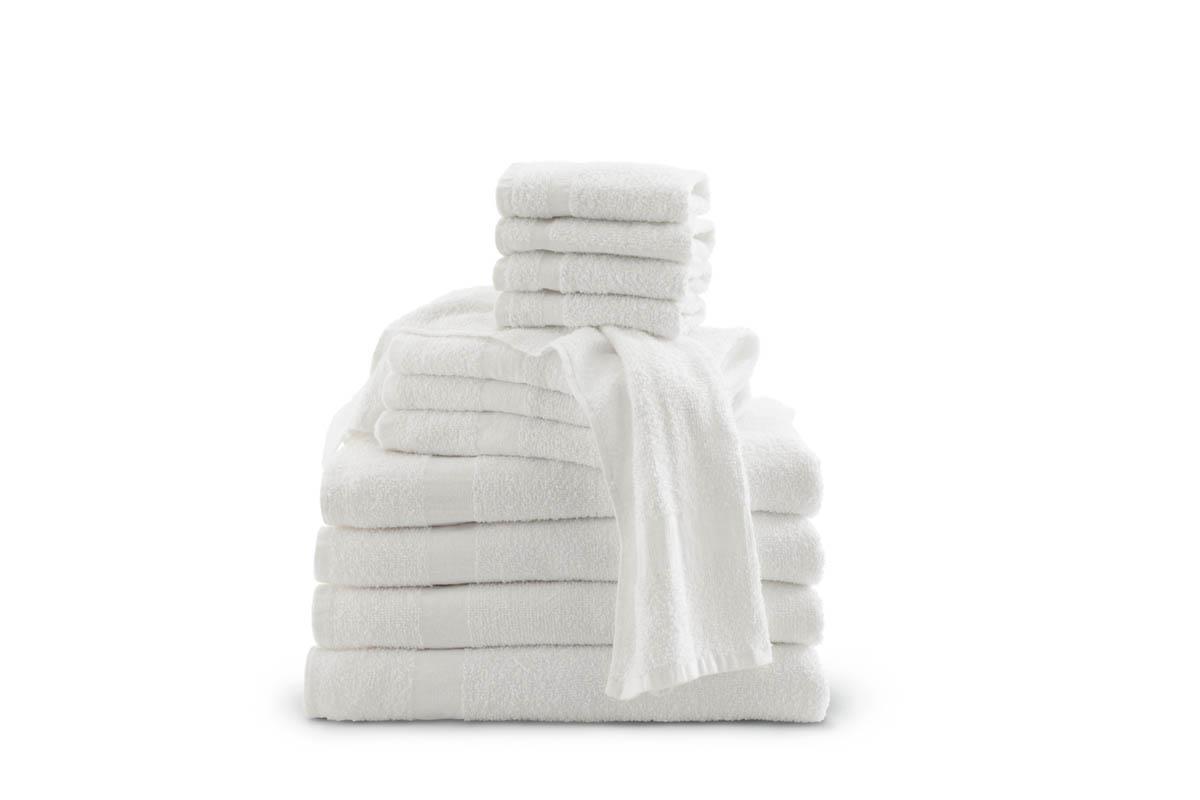 Medline Basic 100% Cotton Terry Bath Towels
