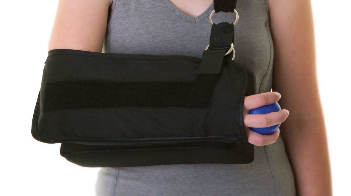 Medline Shoulder Immobilizer with Abduction Pill