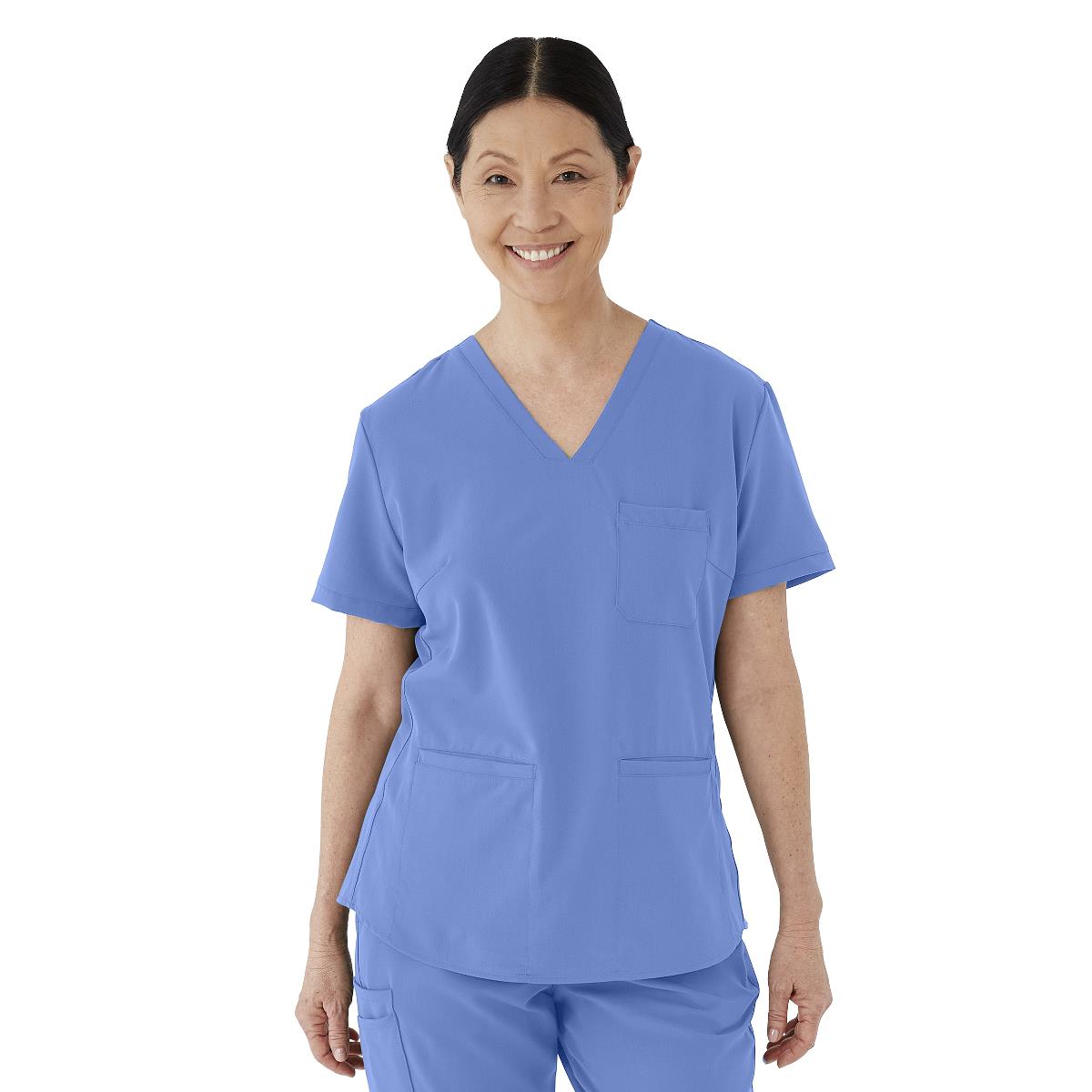 Medline Lexington AVE Style 4802 Women's V-Neck 3-Pocket Scrub Tops