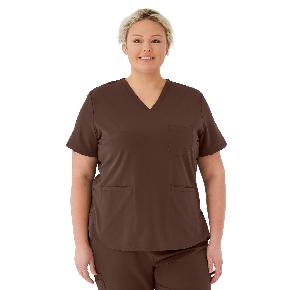 Medline Lexington AVE Style 4802 Women's V-Neck 3-Pocket Scrub Tops