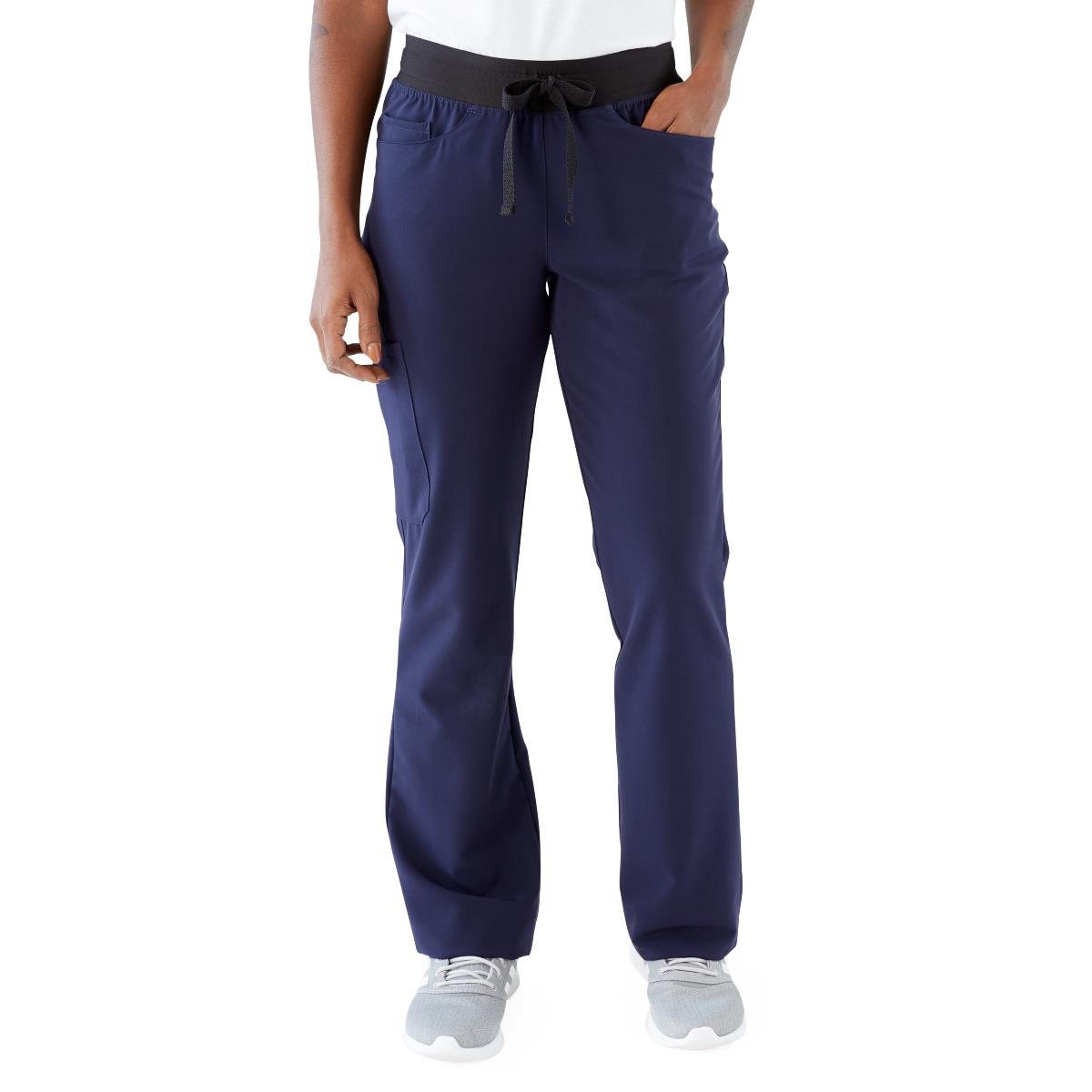 Medline Coastal AVE Women's Boot-Cut Petite Scrub Pants