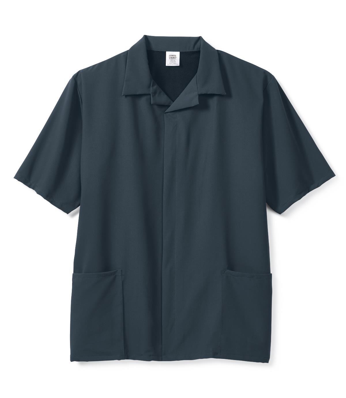 Medline EVS AVE Unisex Scrub Tops with Zipper and Storage Pockets