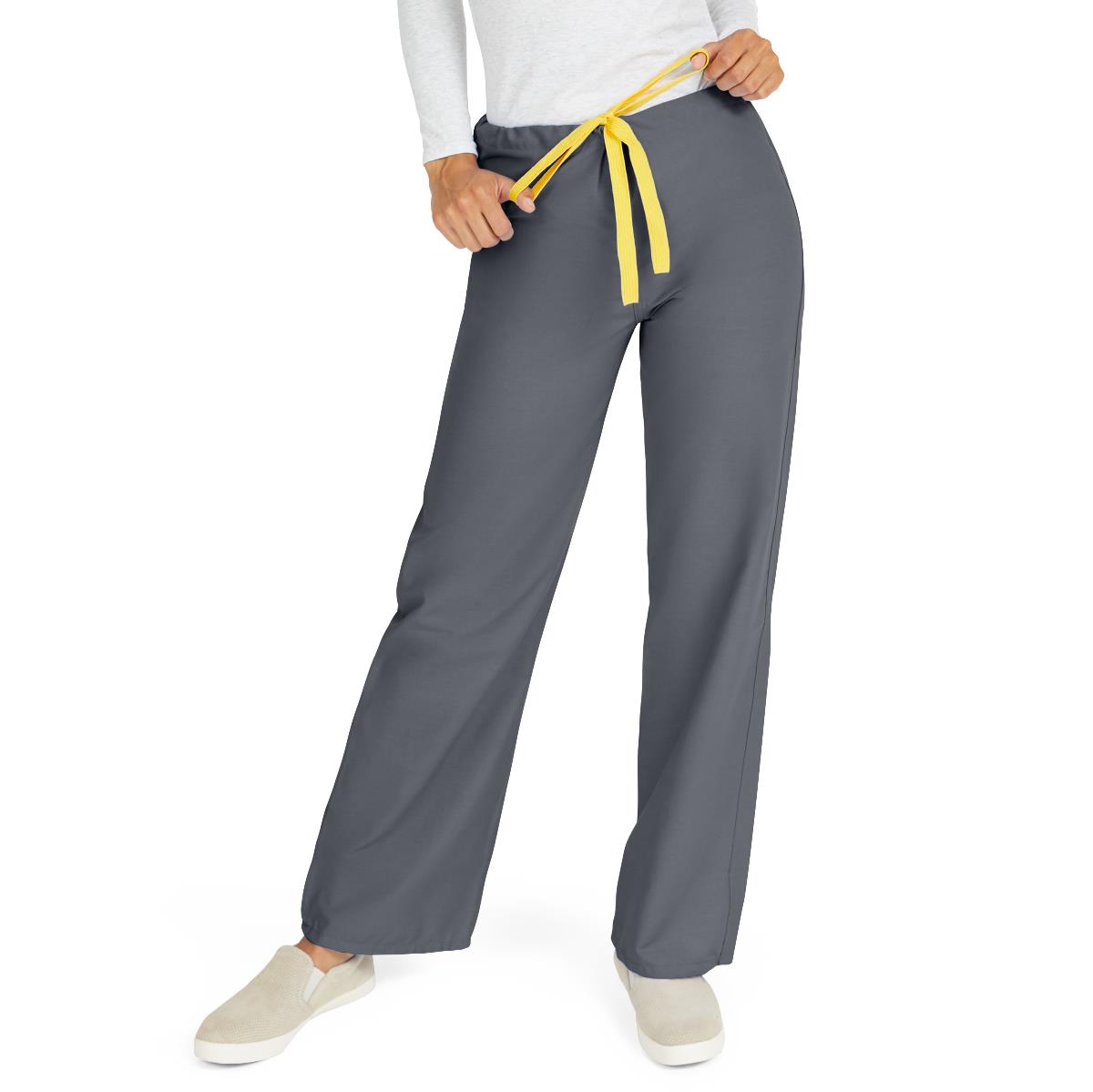 Medline AngelStat Style 600 Unisex Reversible Scrub Pants with Color Coding