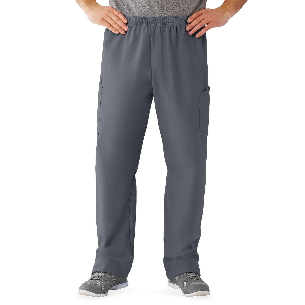 Medline AngelStat Style 674 Unisex Cargo Scrub Pants with Elastic Waist