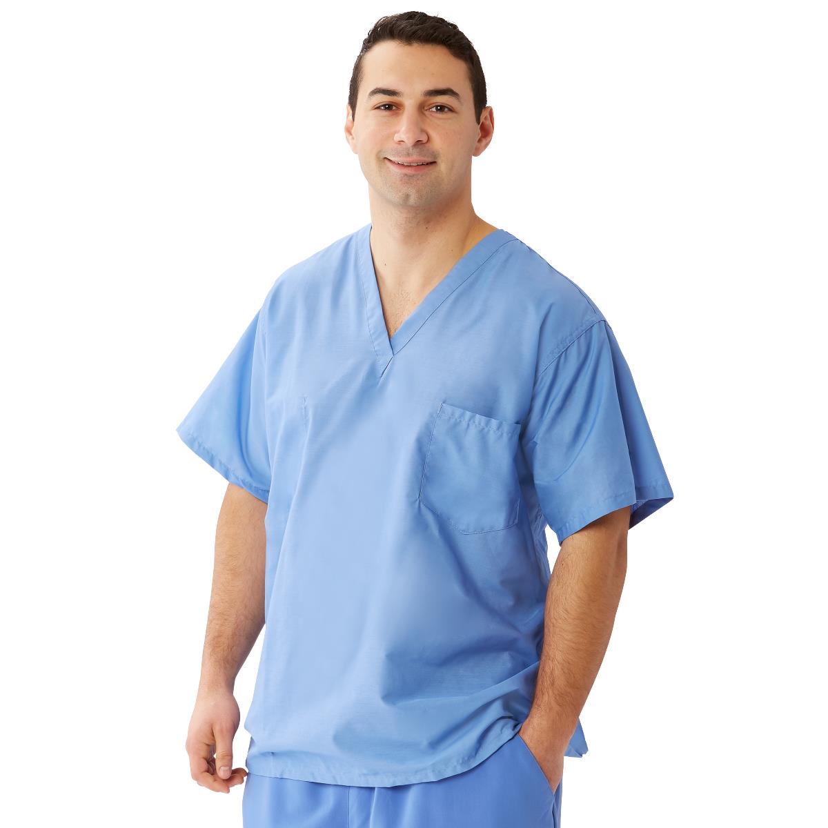 Medline Encore Unisex Reversible 1-Pocket Scrub Tops (Style 710)