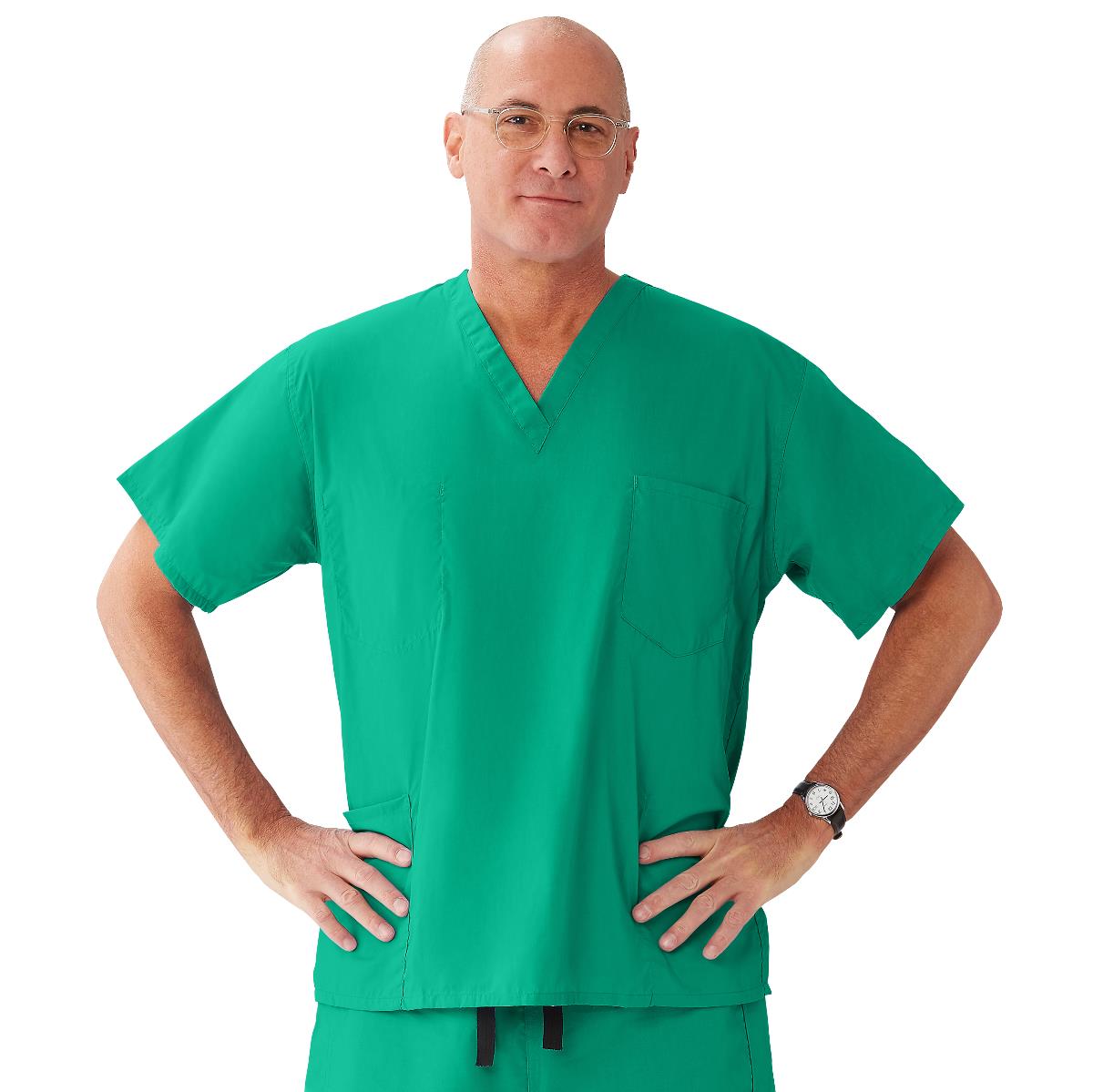 Medline Encore Unisex Reversible 2-Pocket Scrub Tops (Style 730)