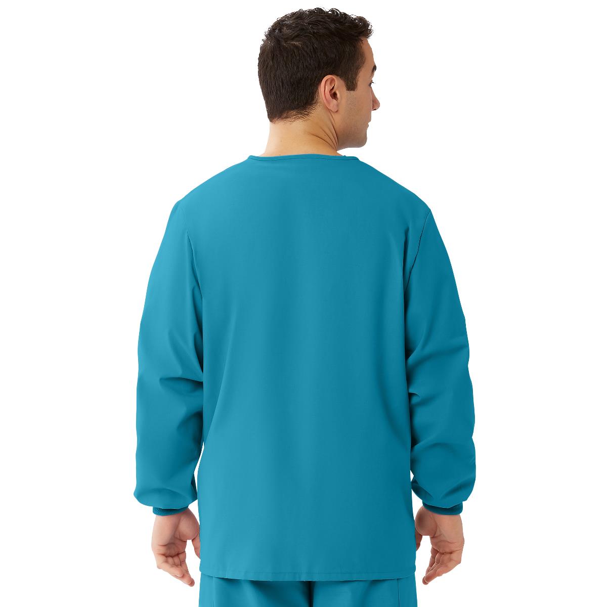 Medline AngelStat Style 849 Unisex Scrub Jackets - Peacock