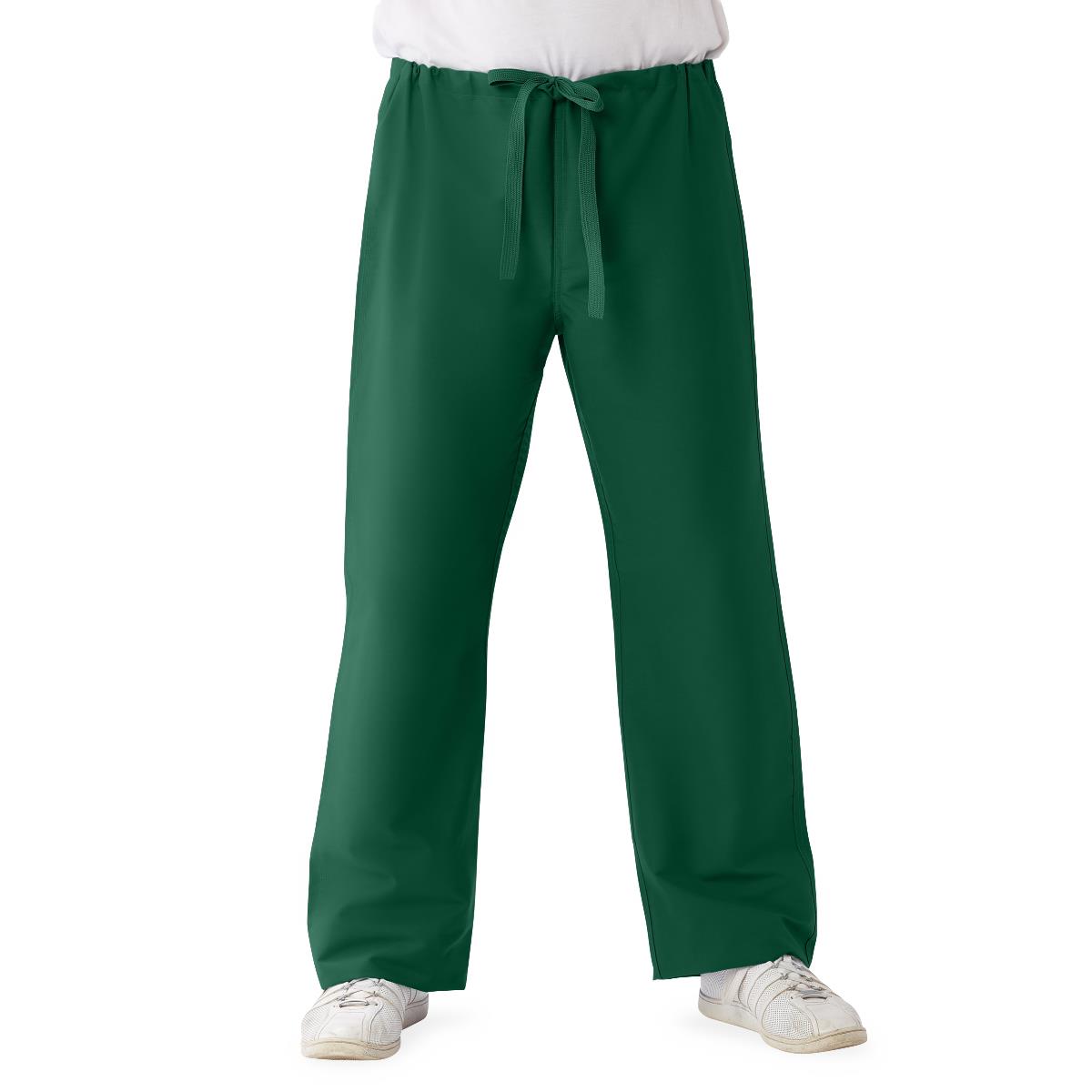 Medline ComfortEase Unisex Reversible Scrub Pants - Green (Style 900)