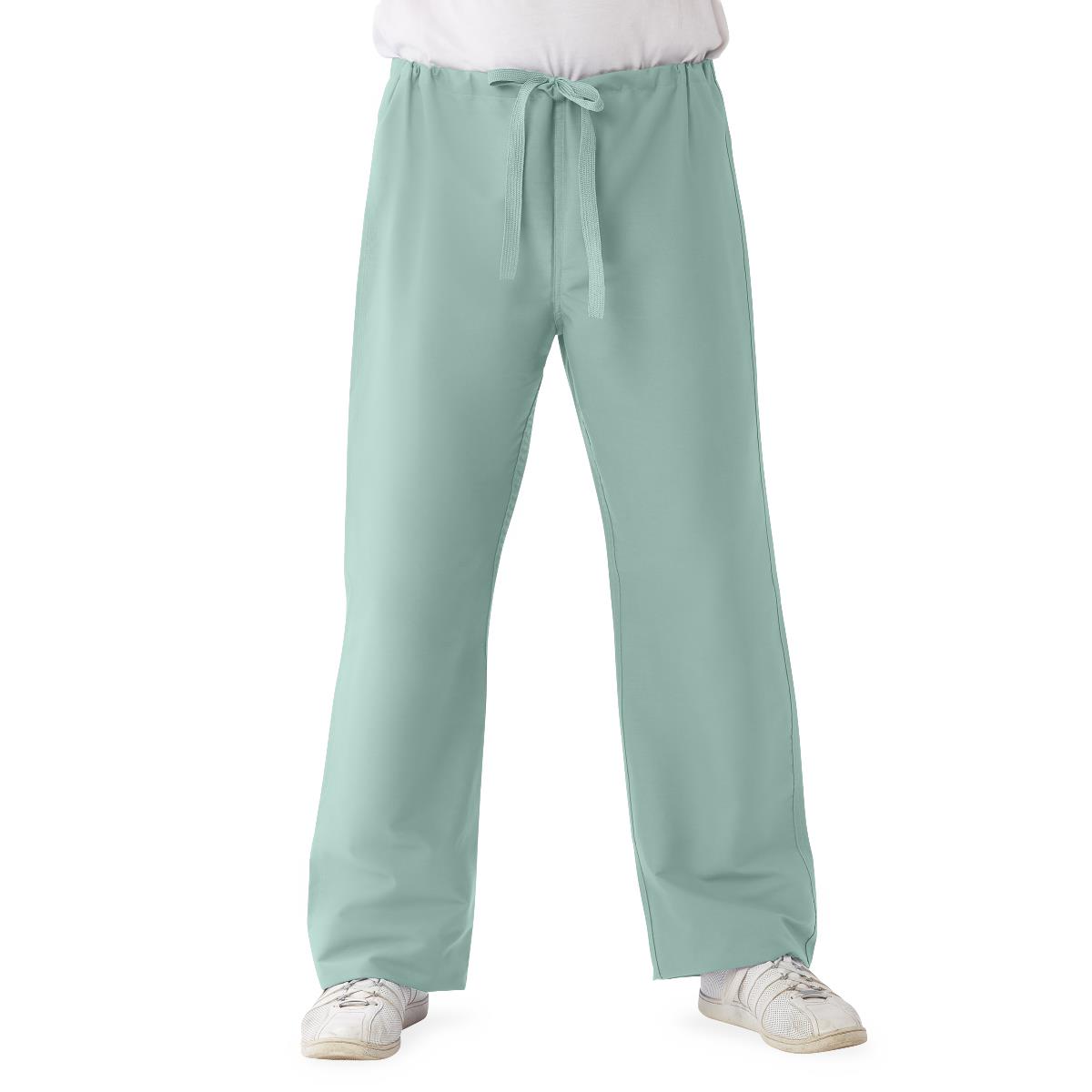 Medline ComfortEase Unisex Reversible Scrub Pants - Green (Style 900)