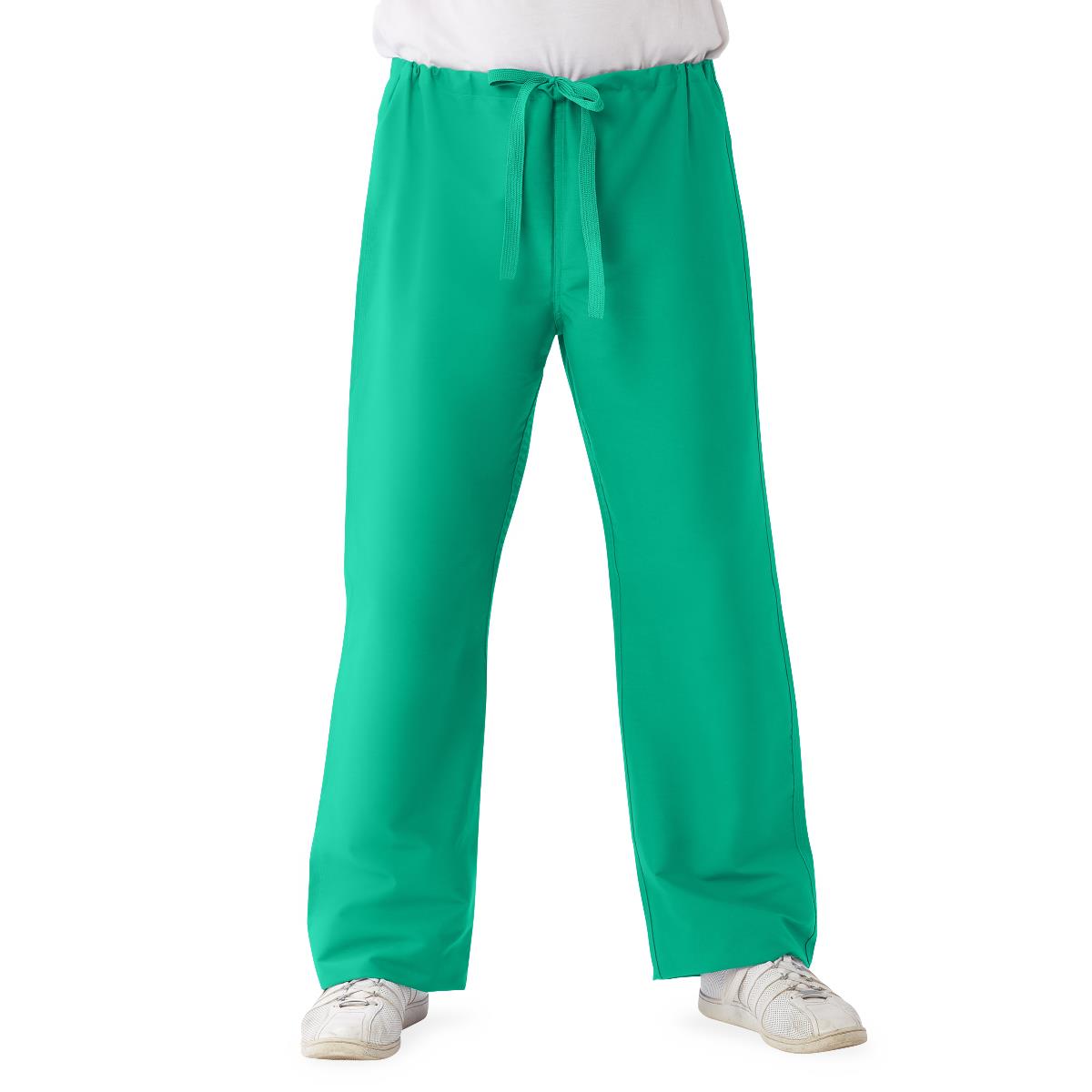 Medline ComfortEase Unisex Reversible Scrub Pants - Green (Style 900)