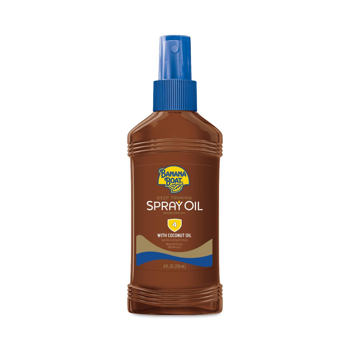 Medline Banana Boat Tanning Dry Oil Spray with Coconut