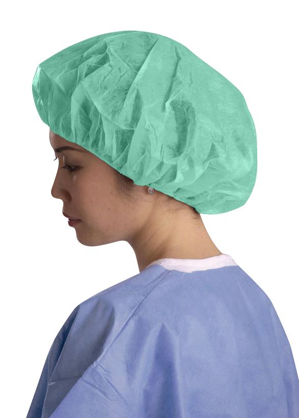 Medline Single-Ply Polypropylene Bouffant Caps