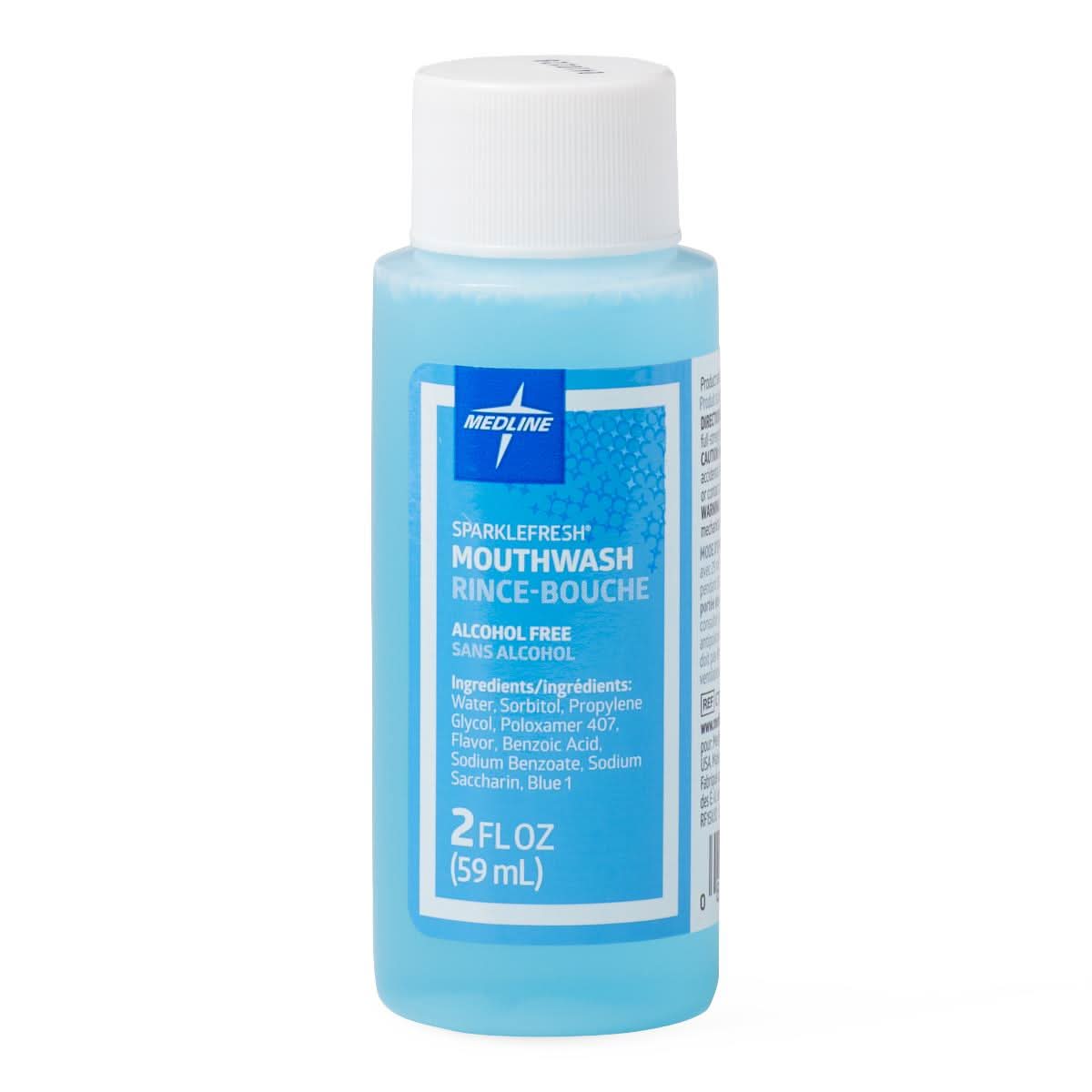Medline Sparkle Fresh Alcohol Free Mouthwash