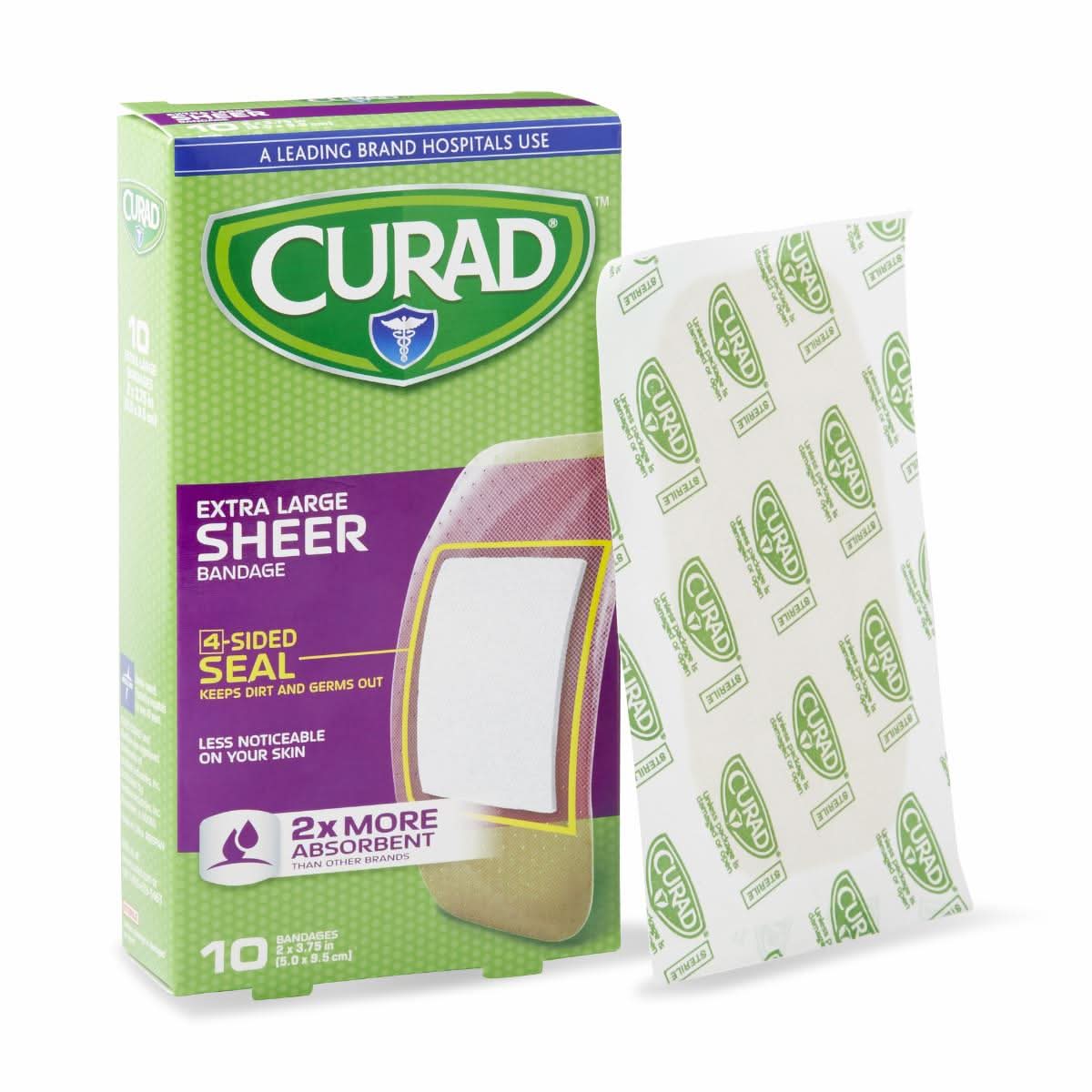 Medline Curad Retail Packaged Sheer Adhesive Ban
