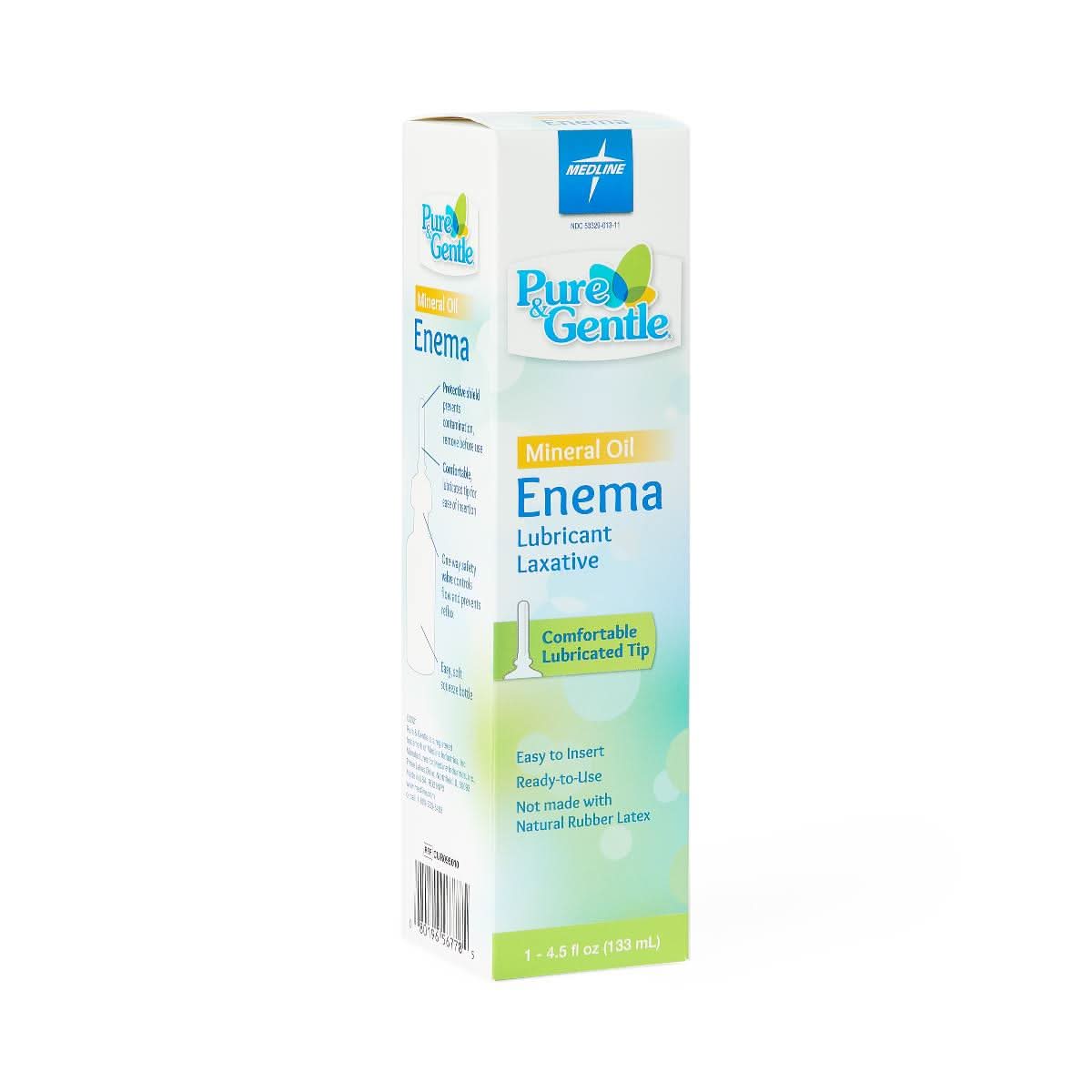 Medline Pure & Gentle Disposable Mineral Oil Enema