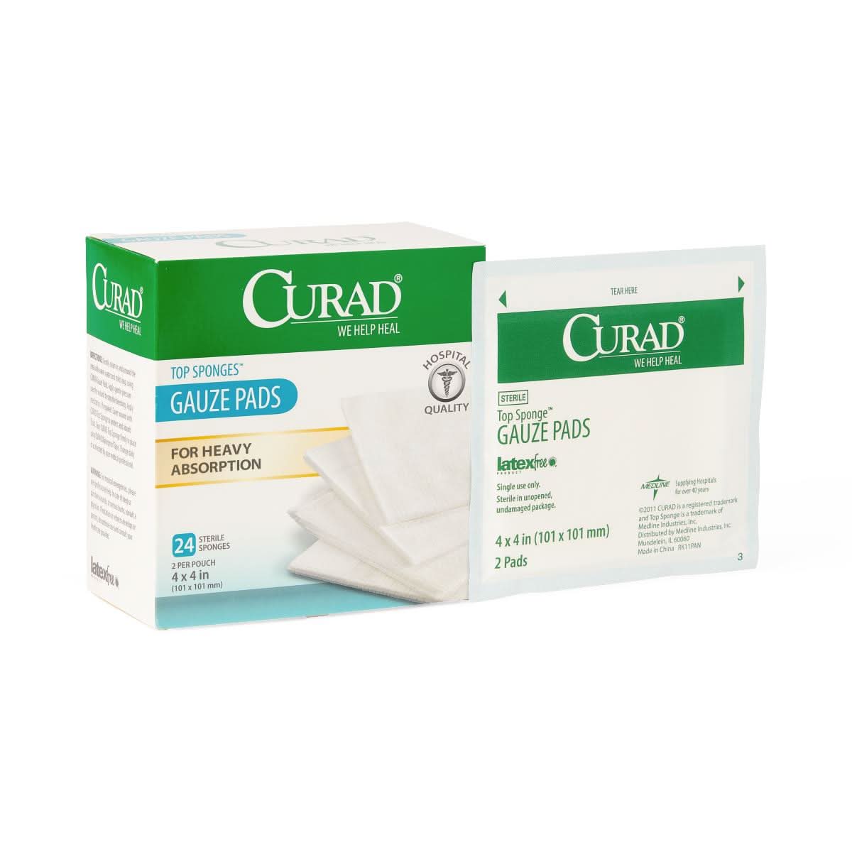 Medline CURAD Sterile Post-Op Top Sponge