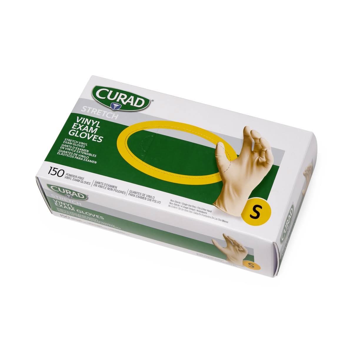 Medline CURAD Stretch Vinyl Exam Gloves