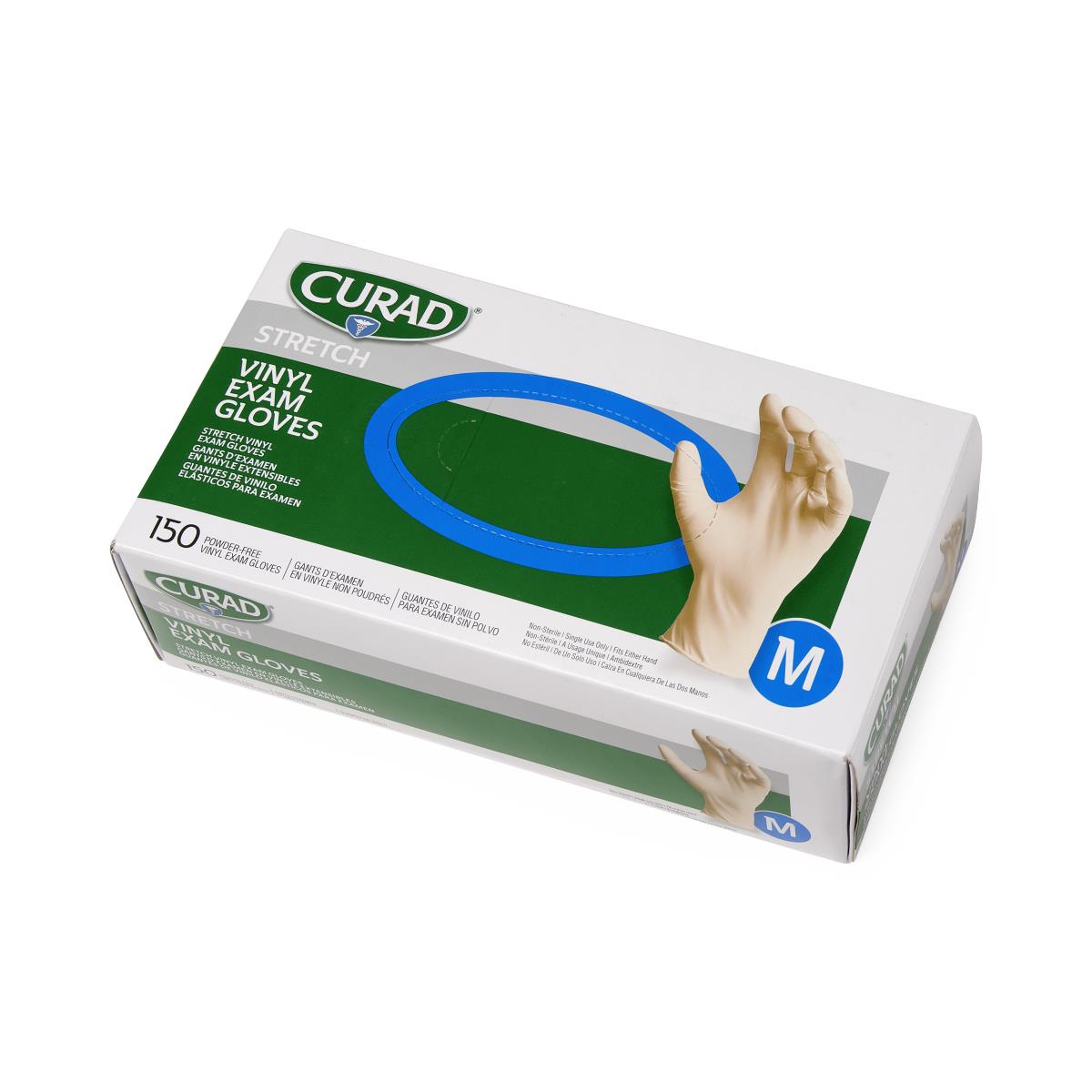 Medline CURAD Stretch Vinyl Exam Gloves