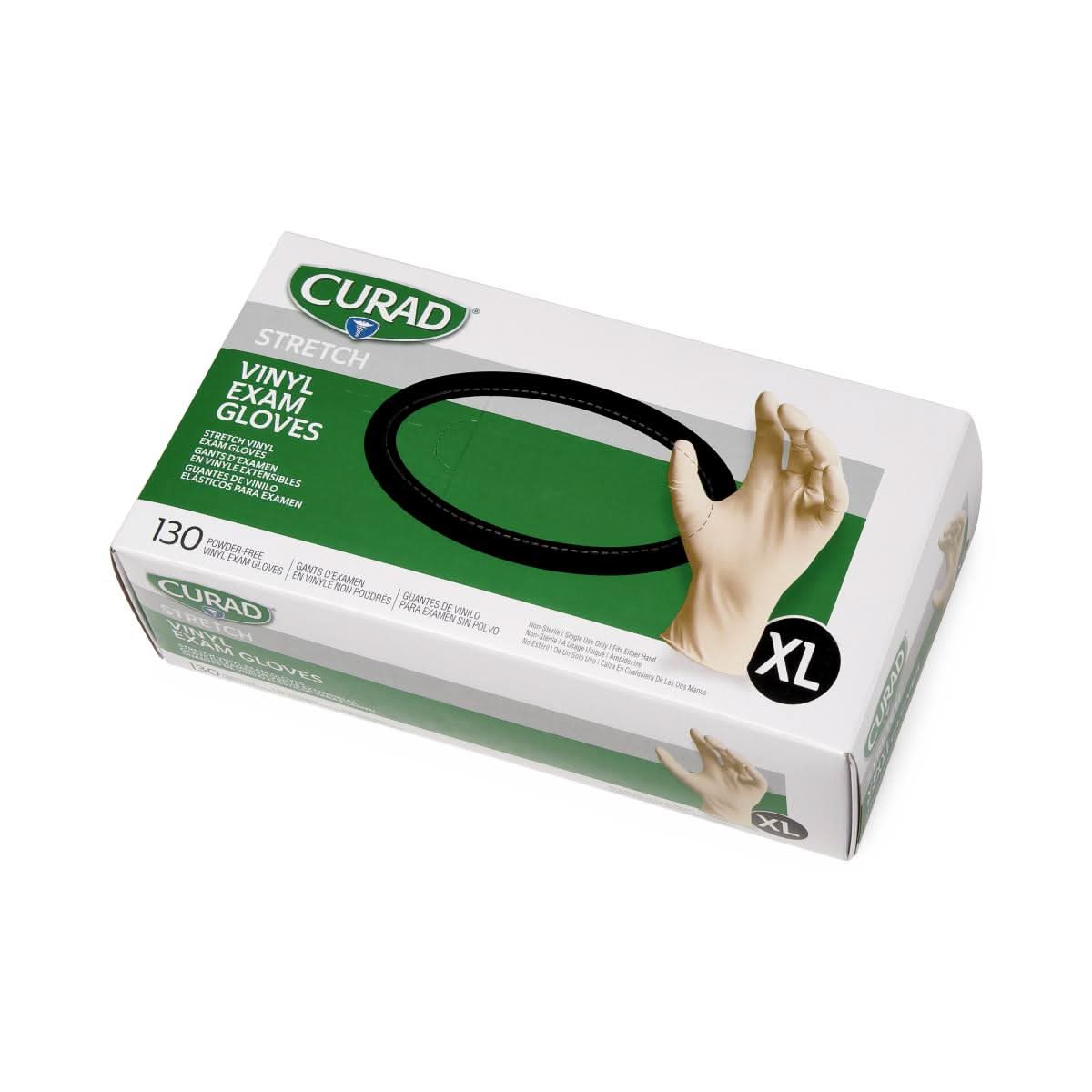 Medline CURAD Stretch Vinyl Exam Gloves