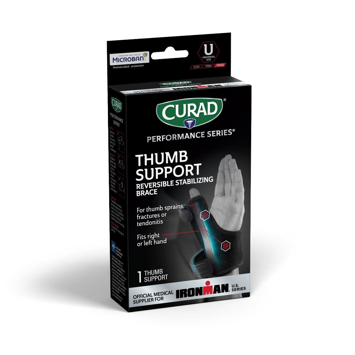 Medline CURAD IRONMAN UniverslThumbBraceW/Microb