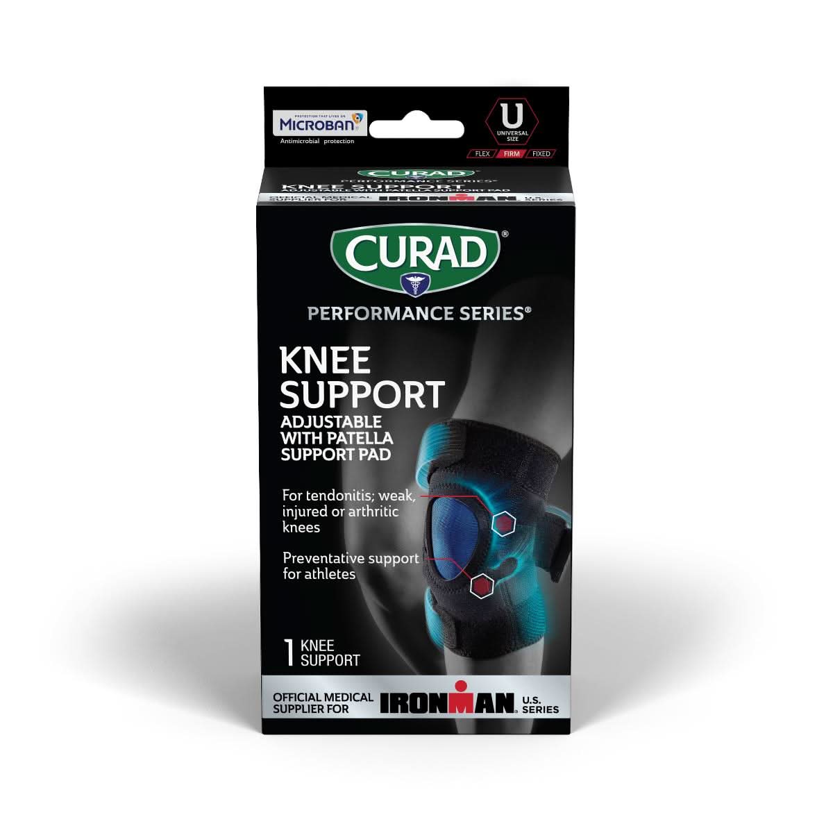 Medline CURAD Performance Series IRONMAN Adjustable Knee Supports