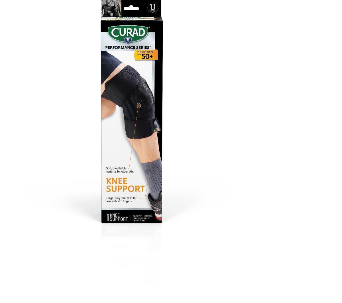 Medline CURAD Performance Series Knee Supports with Microban Case