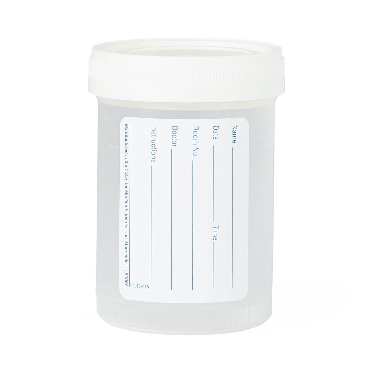 Medline Pneumatic Tube Sterile Specimen Containers