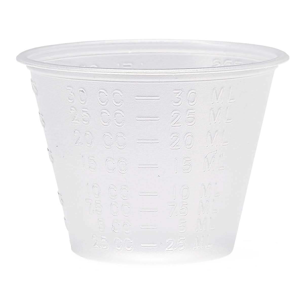Medline Non-Sterile Graduated Plastic Medicine C