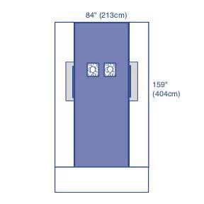 Medline Femoral Angiography Surgical Drapes