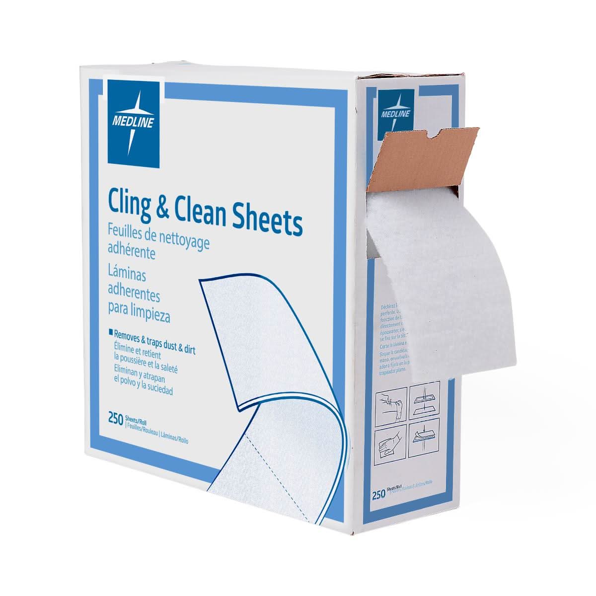 Medline Cling and Clean Dust Sheets