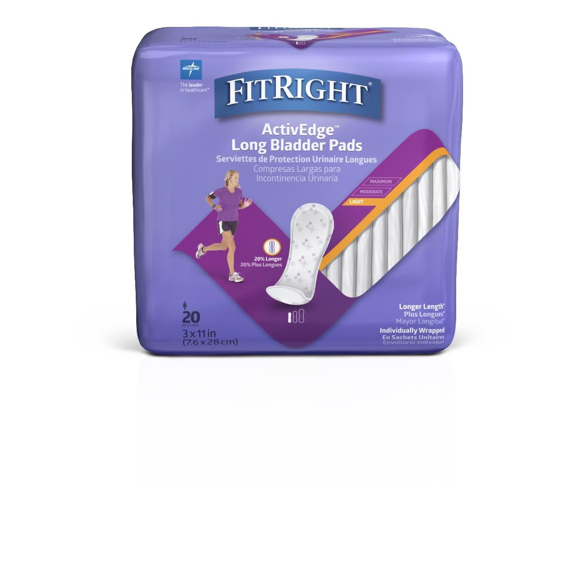 Medline FitRight Bladder Control Pads