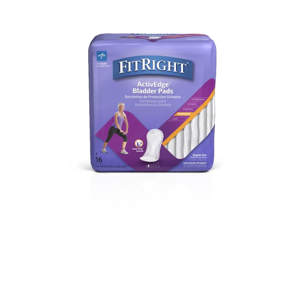 Medline FitRight Bladder Control Pads