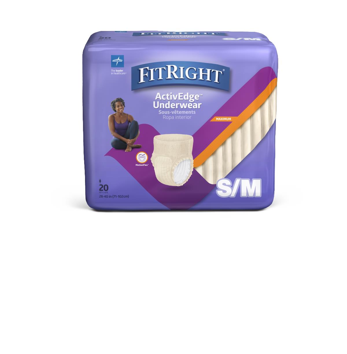 Medline FitRight Ultra Women's Incontinence Underwear