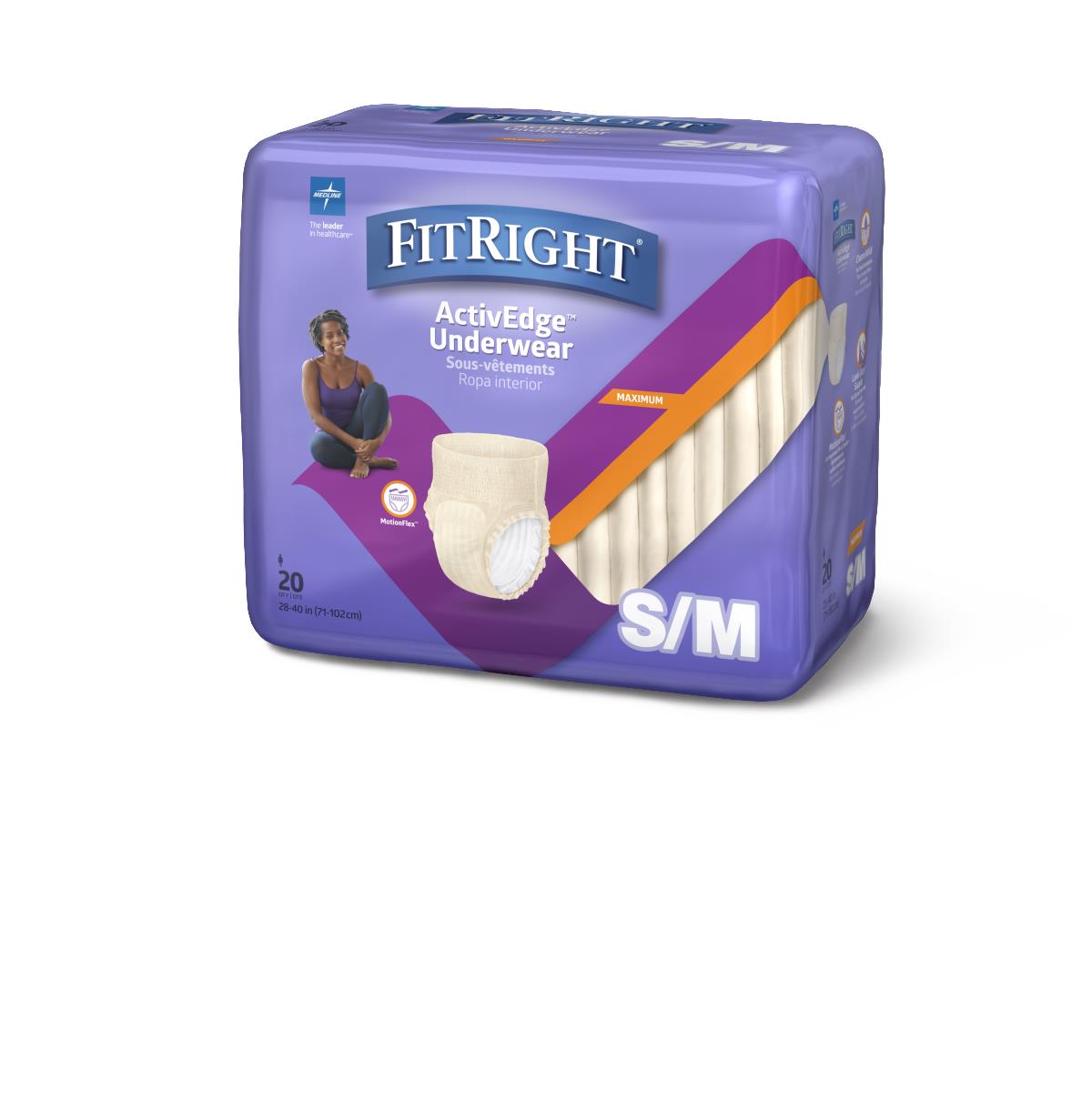 Medline FitRight Ultra Women's Incontinence Underwear