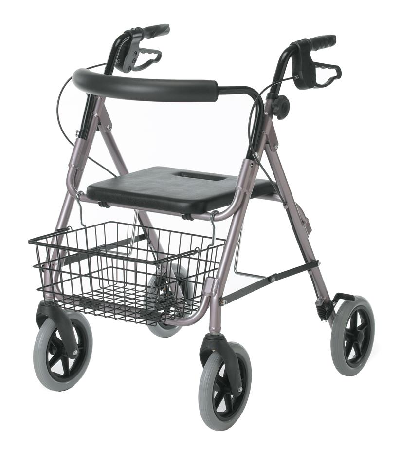Medline Deluxe Rollators with 8" Wheels