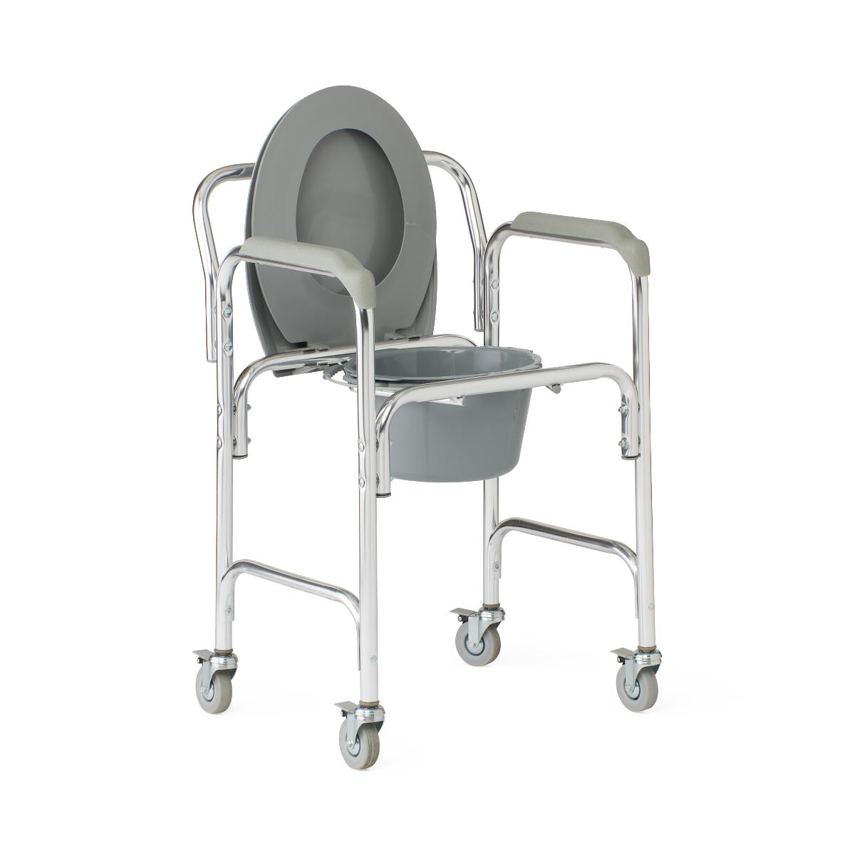 Medline Aluminum Commodes with Locking Casters