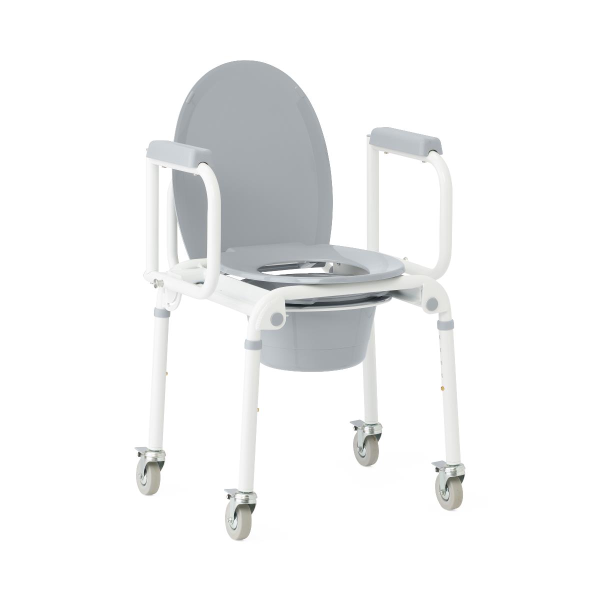 Medline Aluminum Commodes with Locking Casters