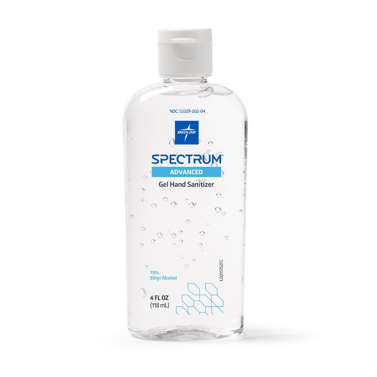 Medline Spectrum Advanced Hand Sanitizer Gel with Aloe Vera and Vitamin E