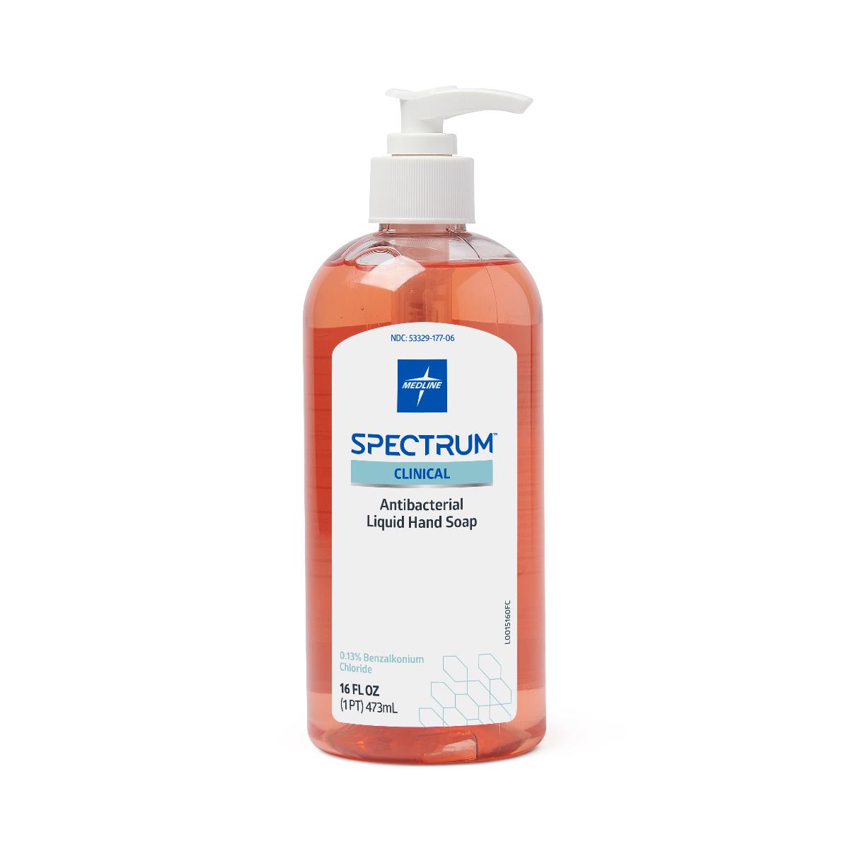 Medline Spectrum Antibacterial Liquid Hand Soap