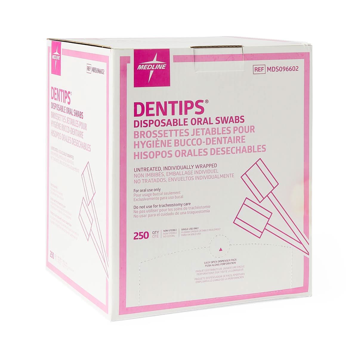 Medline DenTips Oral Swabsticks