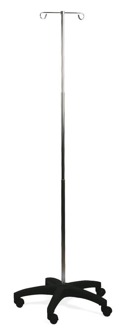 Medline Chrome Foldable Five Leg IV Poles