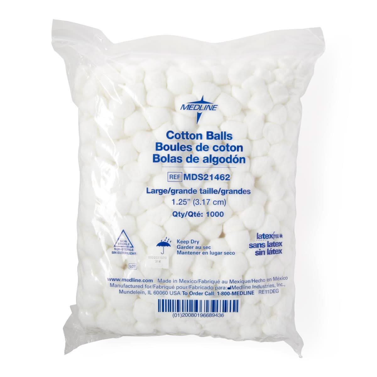 Medline Non-Sterile Cotton Balls