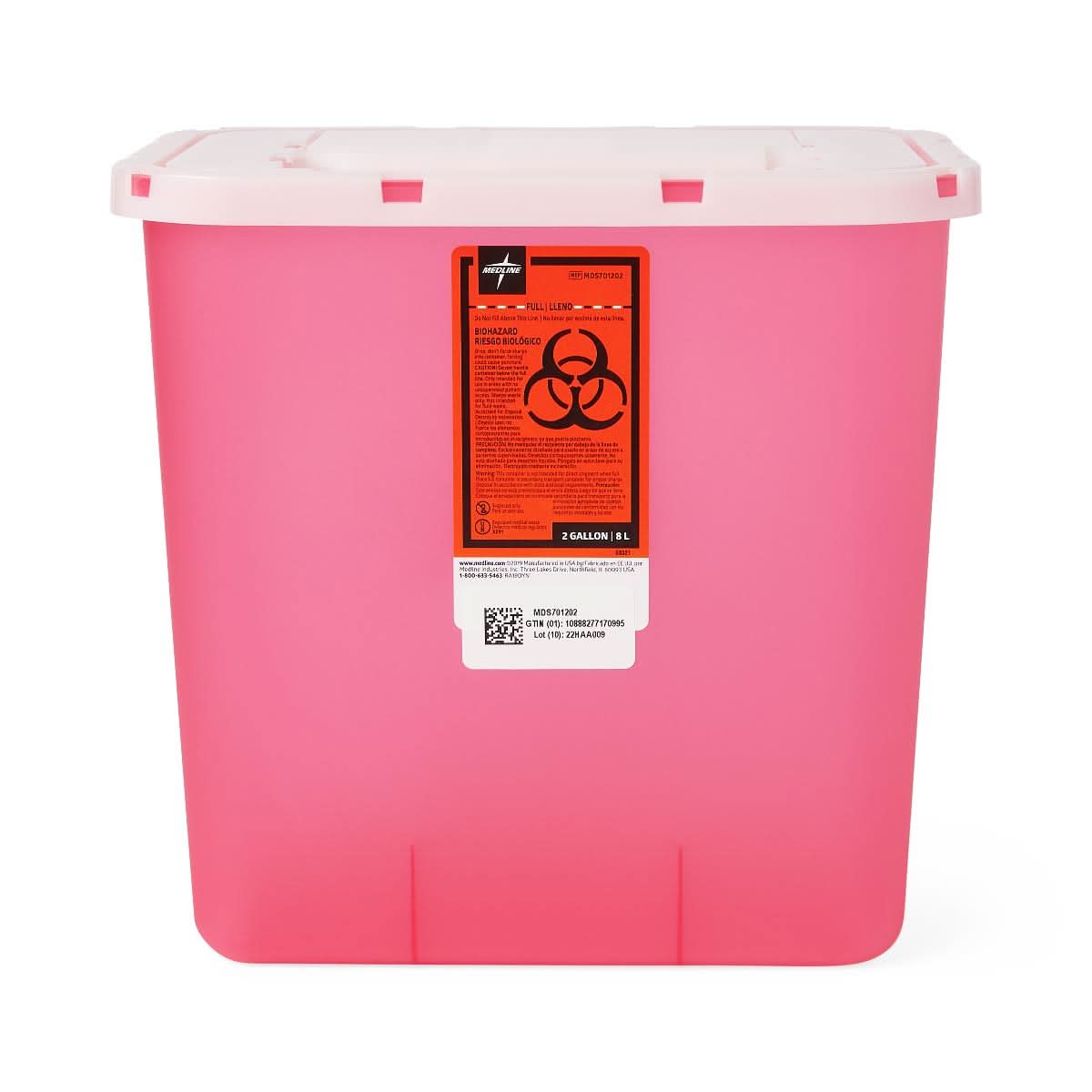 Medline Multi-Purpose Sharps Containers