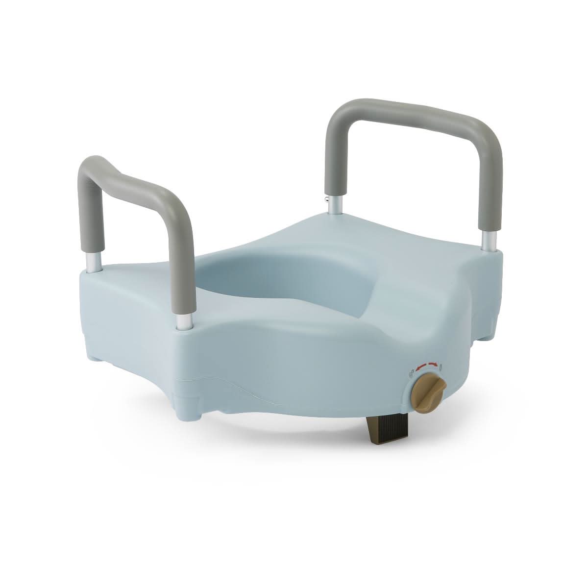 Medline Locking Elevated Toilet Seat With Microb