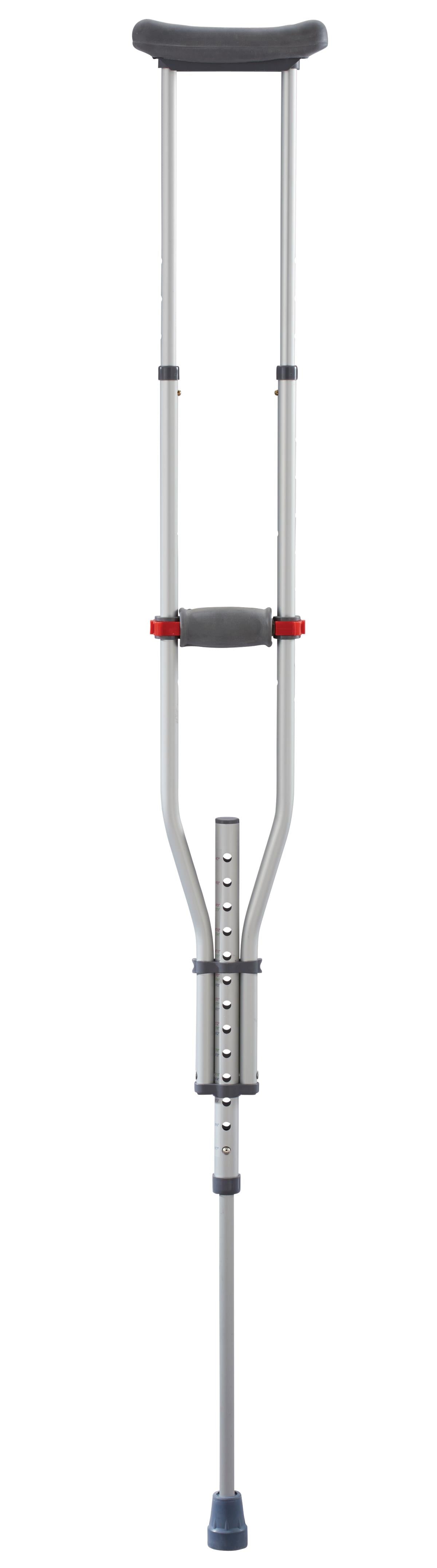 Medline Quick-Fit Aluminum Crutches