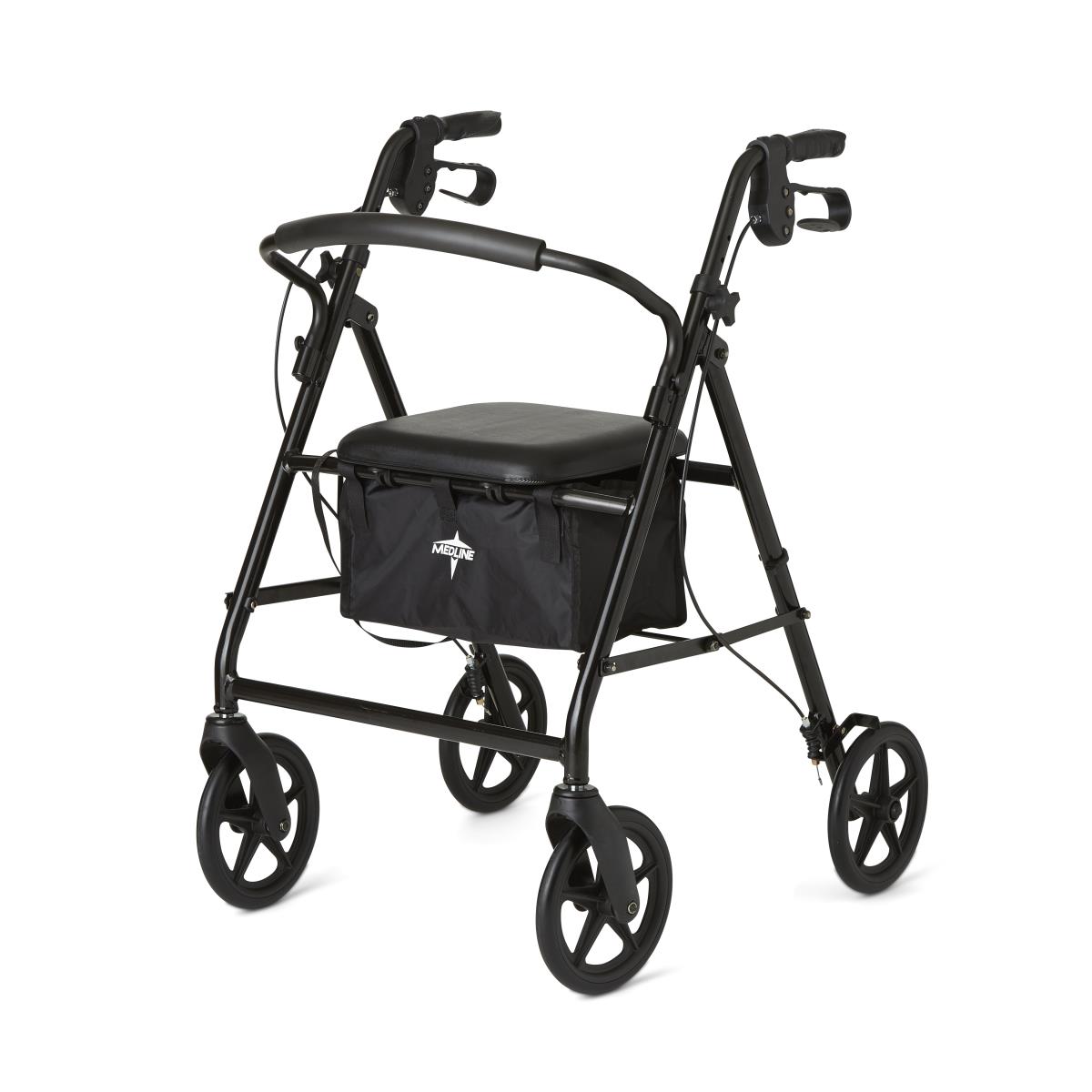 Medline Basic Steel Rollators