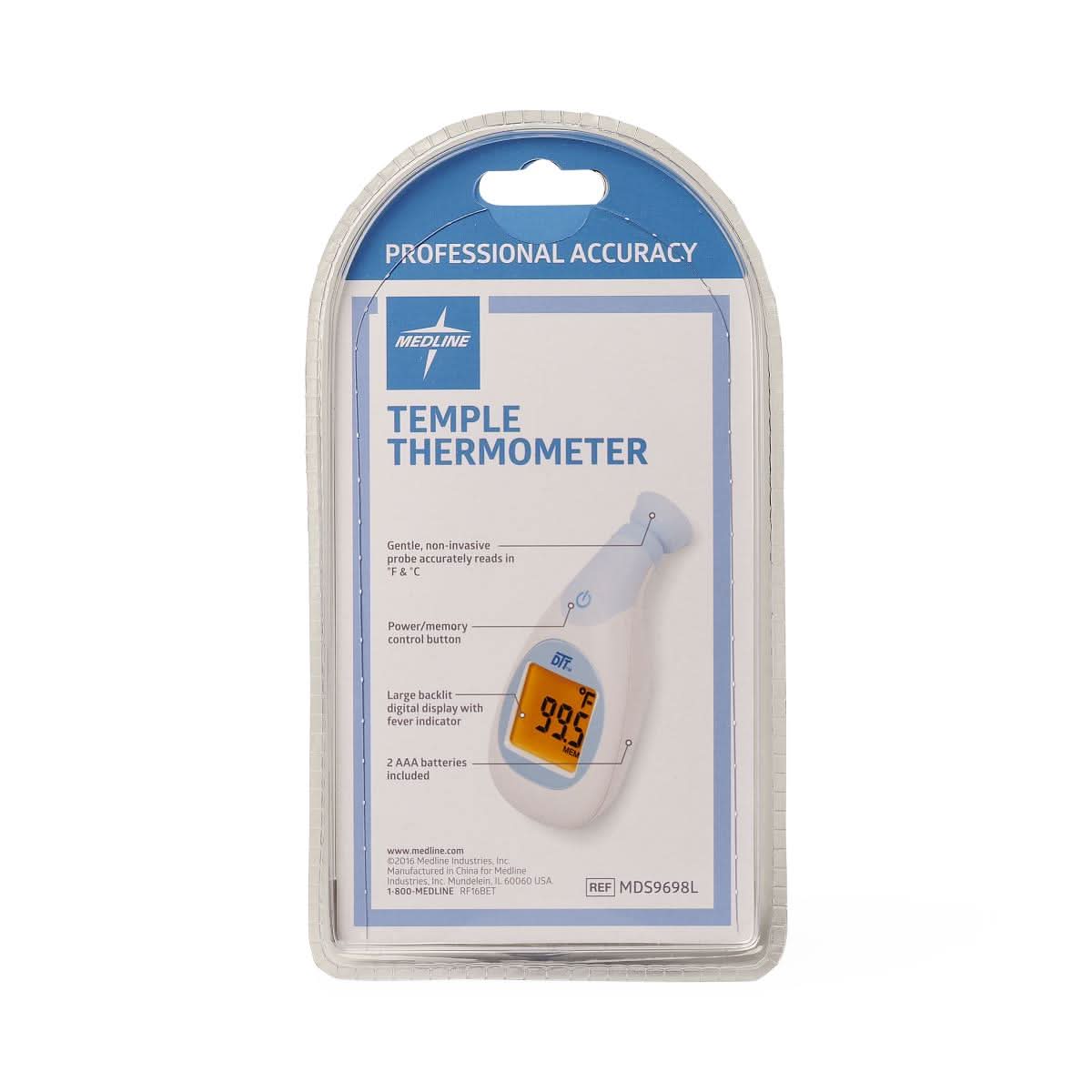 Medline Instant Read Digital Temple Thermometer